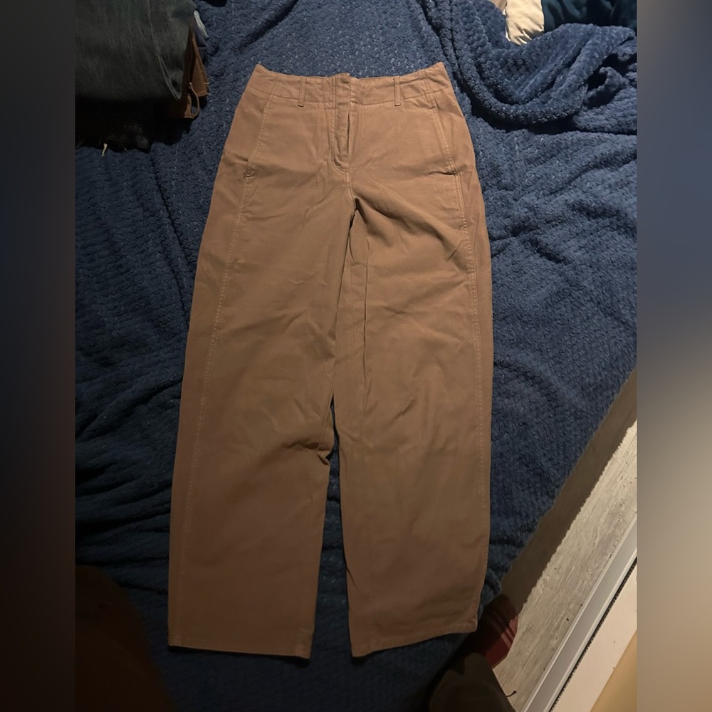 Aritzia agency pants in taupe